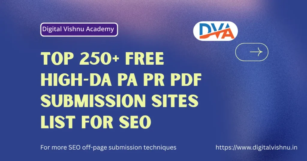 PDF Submission Sites