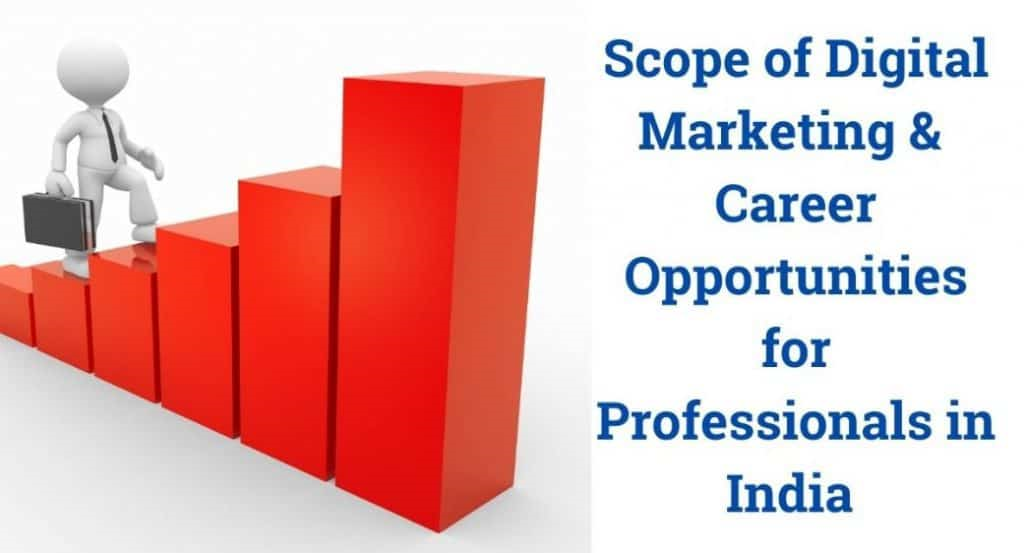 Scope of Digital Marketing & Career Opportunities for Professionals in India