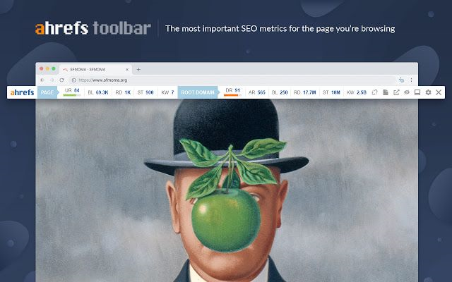 Top 10 Chrome Extensions For Digital Marketing And SEO: Ahref SEO Toolbar