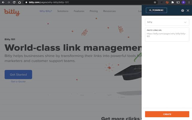 Top 10 Chrome Extensions For Digital Marketing And SEO: bitly extension
