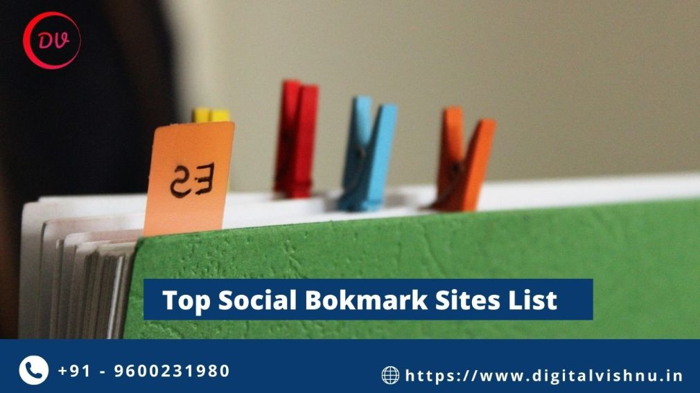 Free High DA PA DoFollow Social Bookmarking Sites List
