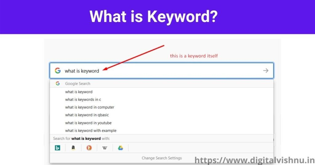 SEO interview questions and answers: what is keyword