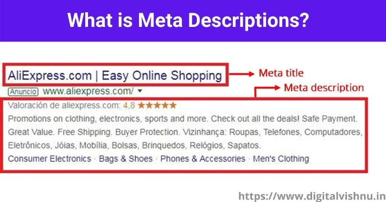 SEO interview questions and answers: what is meta descriptions