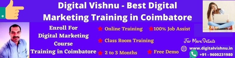 Digital marketing training in Coimbatore