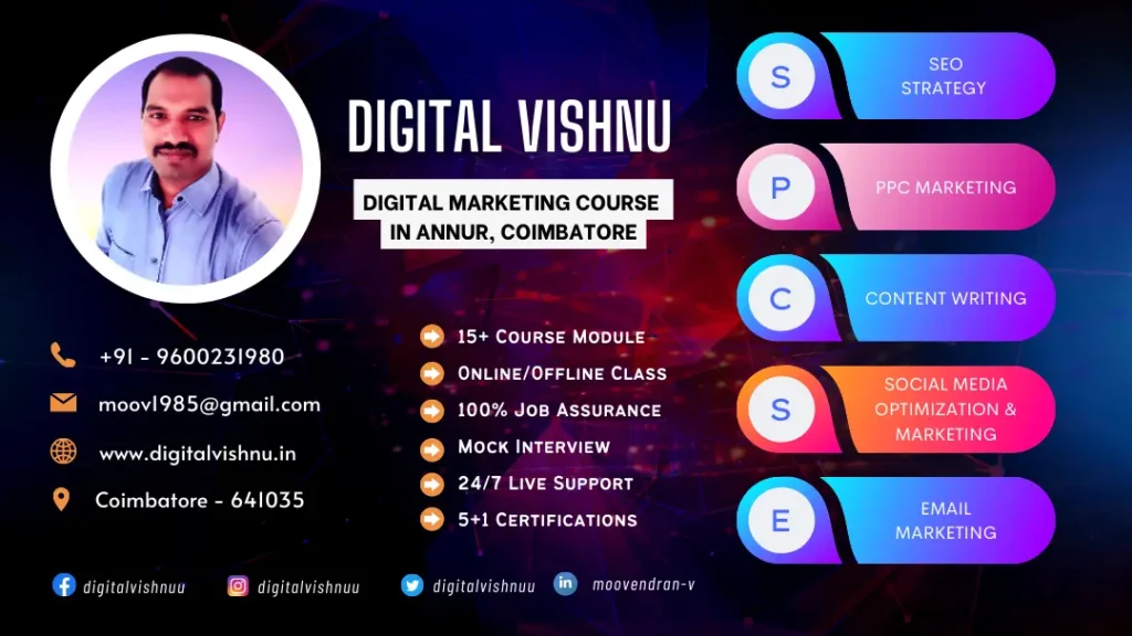 Digital Marketing Course in Annur