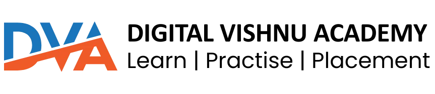 Digital Vishnu Academy Landscape Logo without background