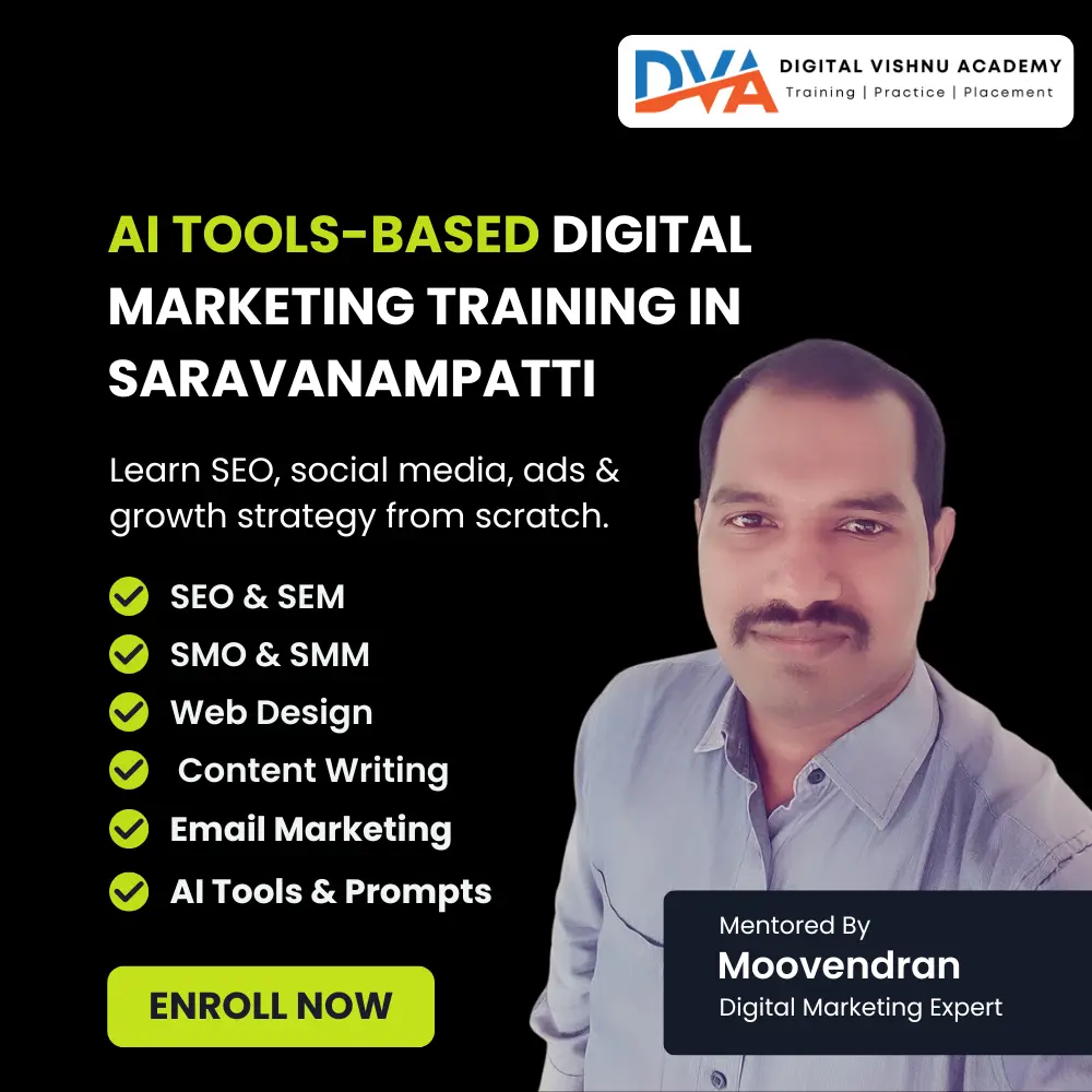 AI Tools-Based Digital Marketing Training in saravanampatti