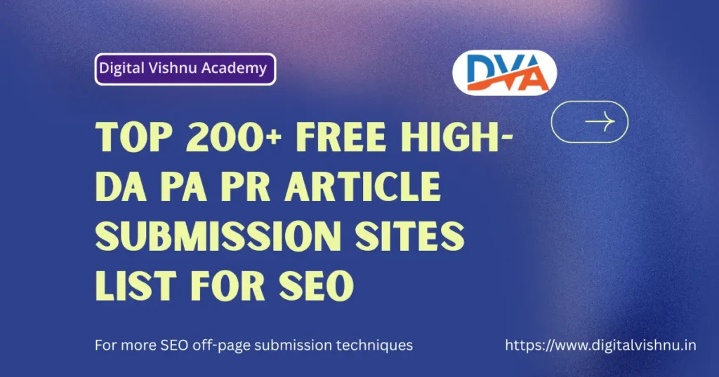 Article Submission Sites