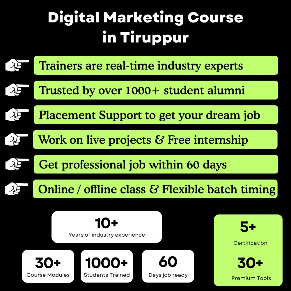 Digital Marketing Course in Tiruppur
