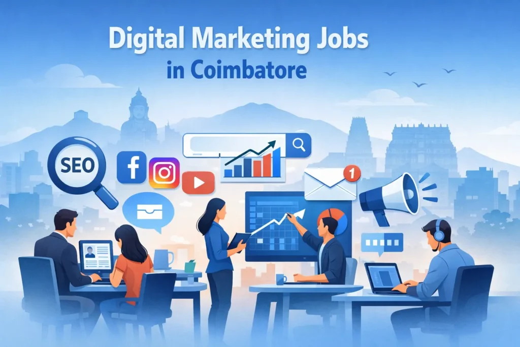Digital Marketing Jobs in Coimibatore - Roles, Skills, Salary & Career Demand