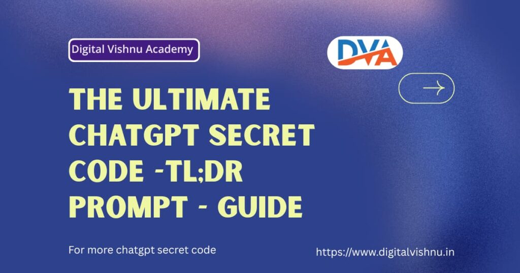 ChatGPT TL;DR Prompt