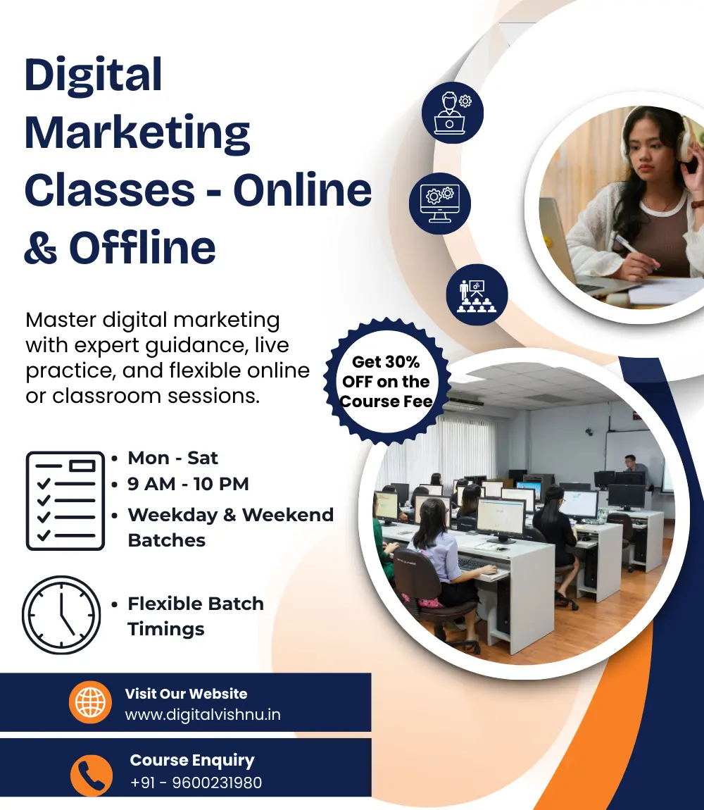 Digital Marketing Classes - Online & Classroom Options