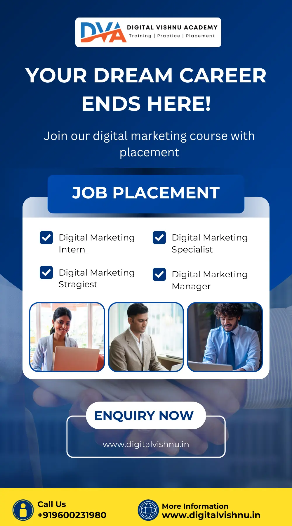 Digital Marketing Course in Tamil with Certificate and Placement