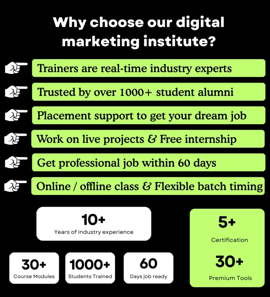Why choose our digital marketing institute