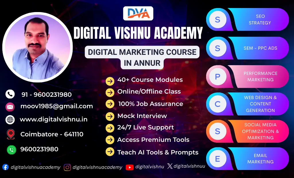 Digital Marketing Course in Annur