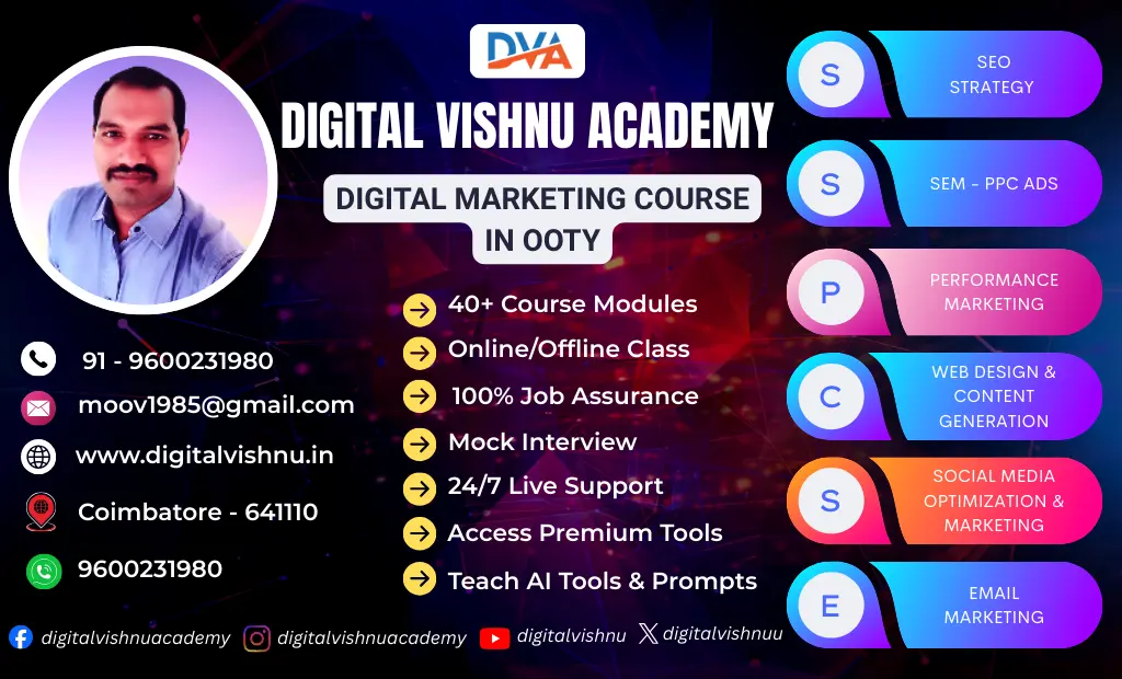 Digital Marketing Course in Ooty