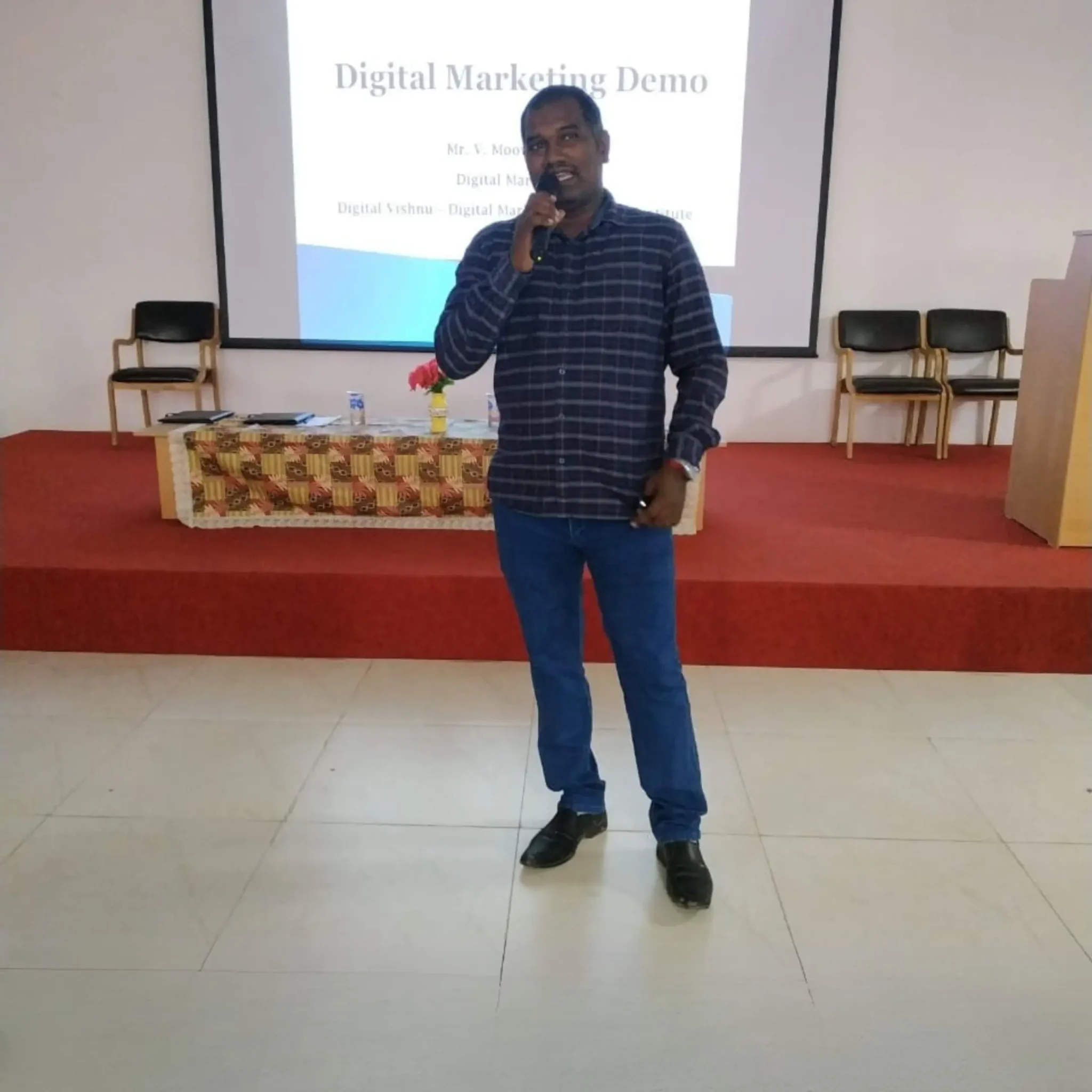 Moovendran - Digital Marketing Trainer - Digital marketing seminar at Dr. N.G.P Arts and Science College coimbatore (1)