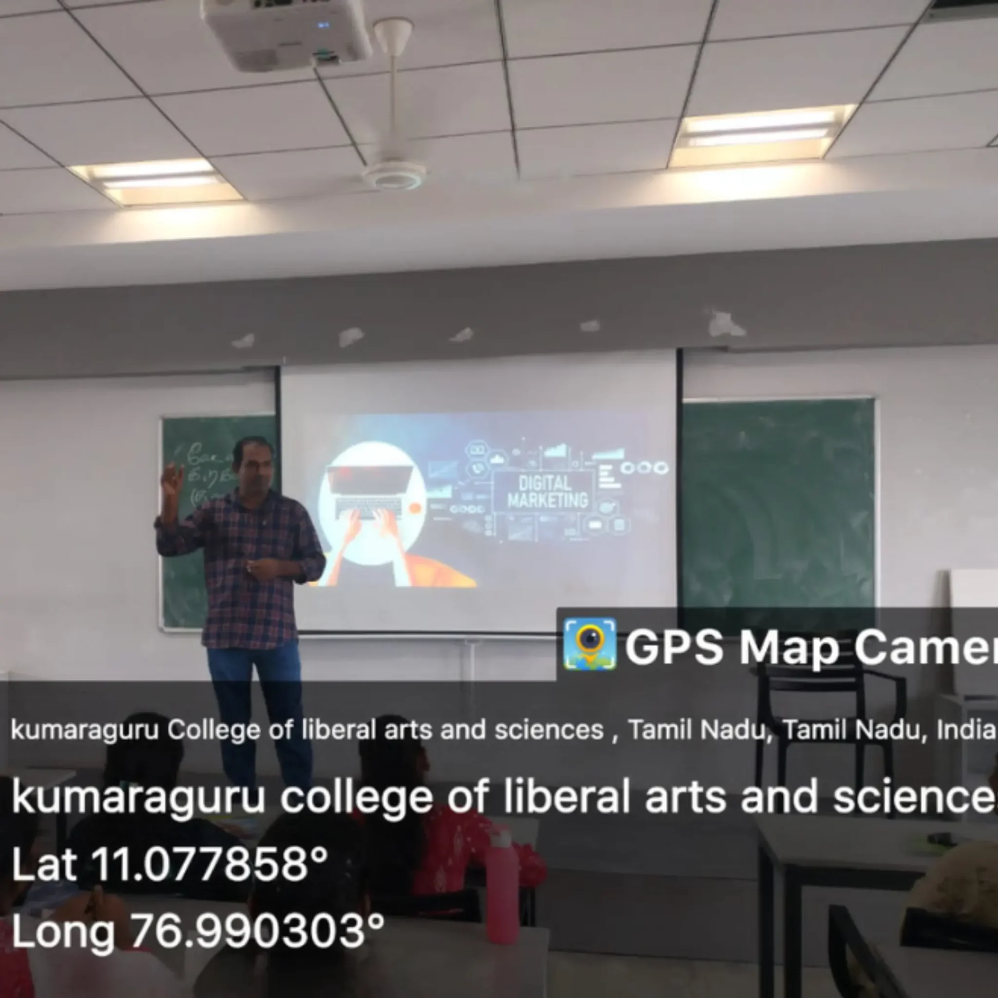 Moovendran - Digital Marketing Trainer - Digital marketing seminar at KCT College