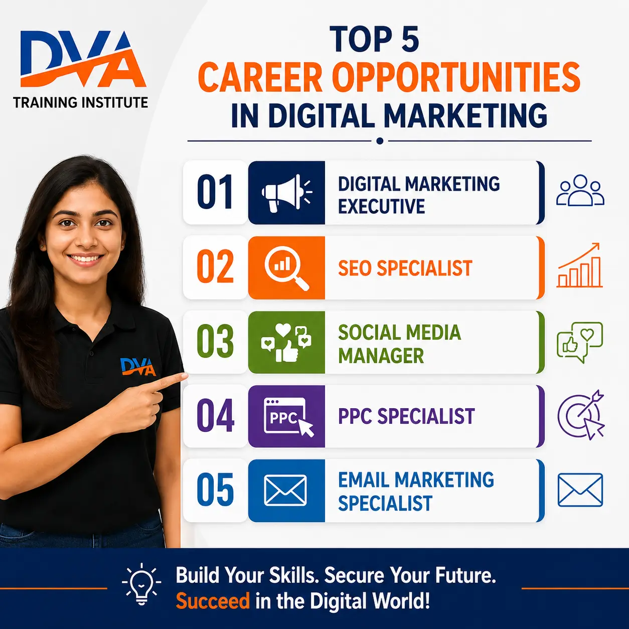 Career opportunities after completing the course