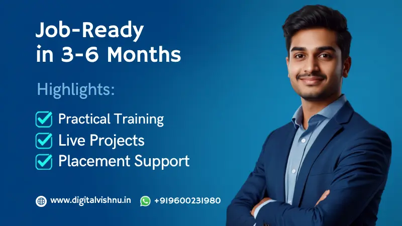 Digital Vishnu Academy digital marketing course Coimbatore — job-ready in 3 to 6 months with practical training and placement support