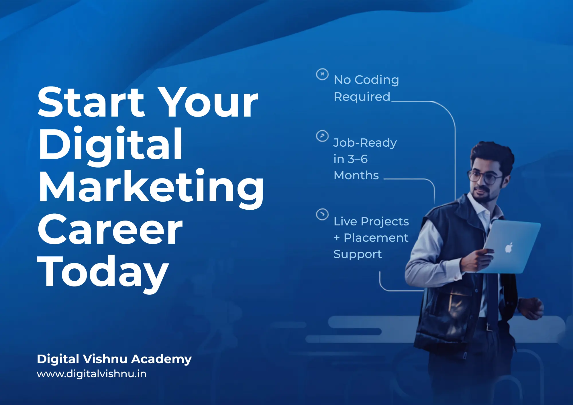 Digital Vishnu Academy digital marketing course in Coimbatore — practical training, live projects and placement support