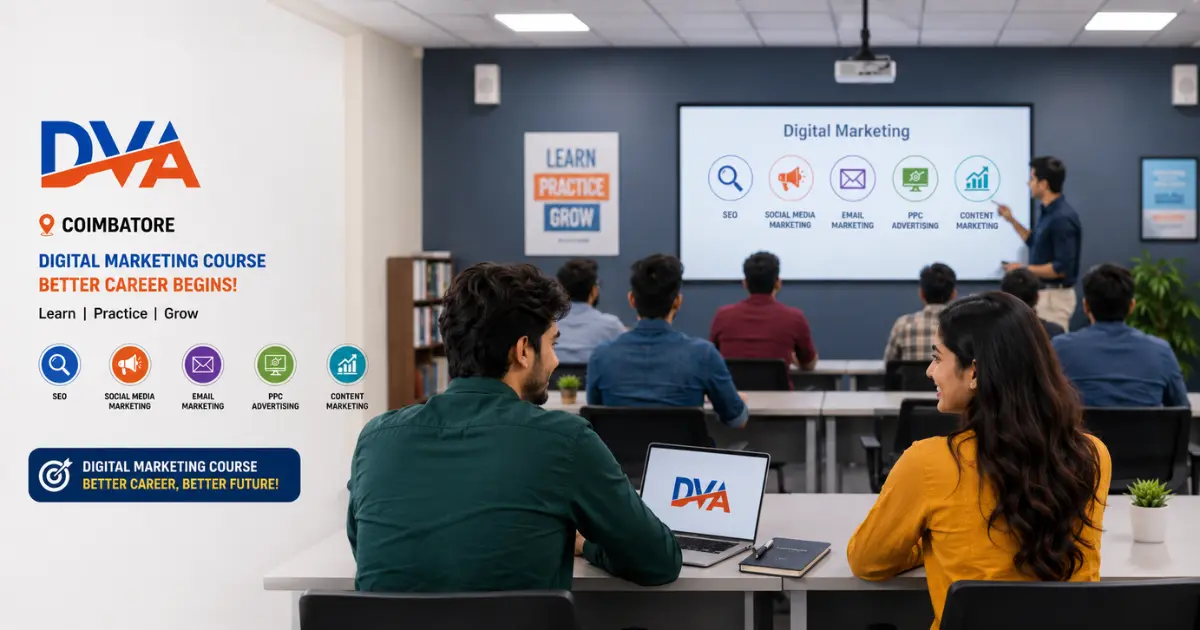 Digital marketing salary in Coimbatore 2026 - complete guide by Digital Vishnu Academy