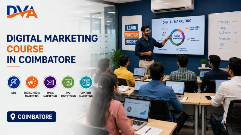 Digital marketing course in Coimbatore by Digital Vishnu Academy - job-ready practical training