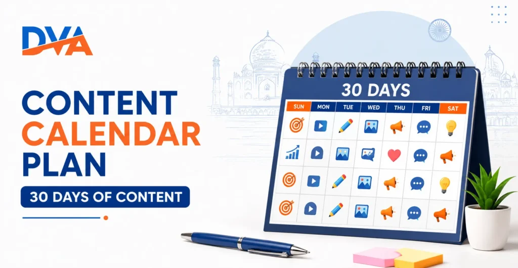 content calendar template for social media
