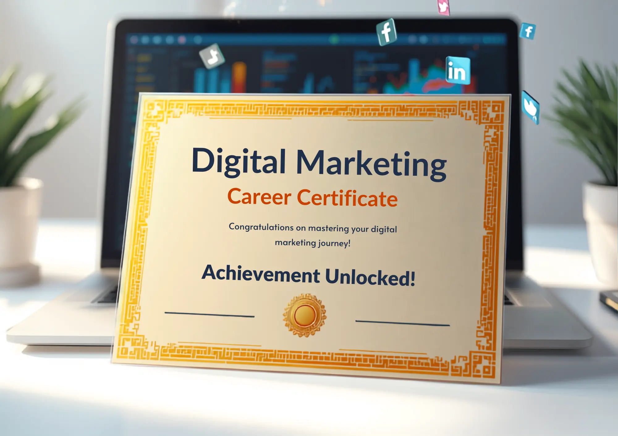 How earning Google and Meta certifications alongside institute training accelerates your digital marketing career digital marketing certification achievement Google Skillshop India