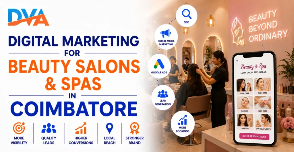 beauty salon and spa digital marketing strategy Coimbatore