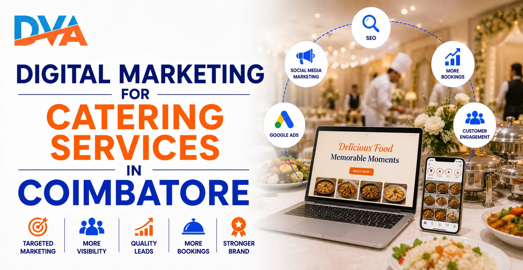 Instagram and Facebook Ads marketing strategies for catering services in Coimbatore