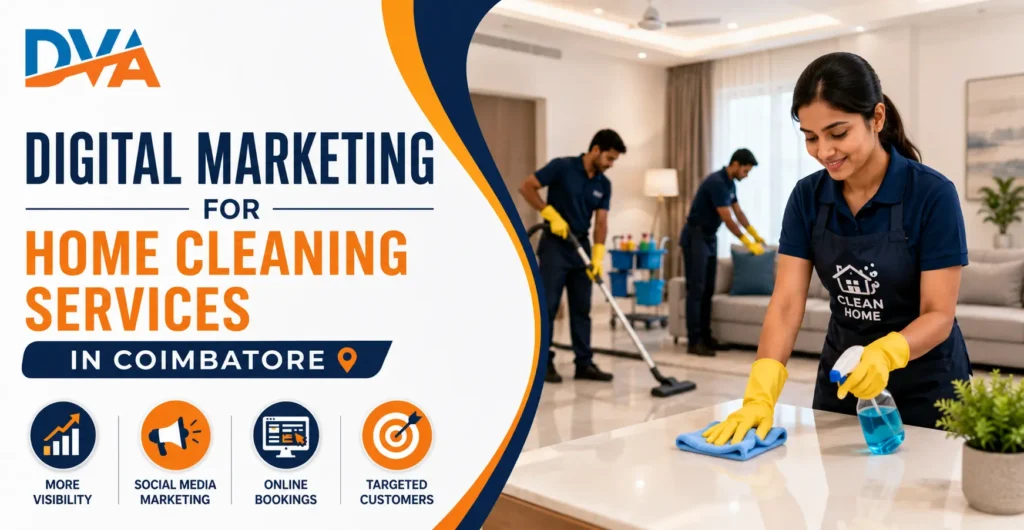 home cleaning service online marketing Coimbatore