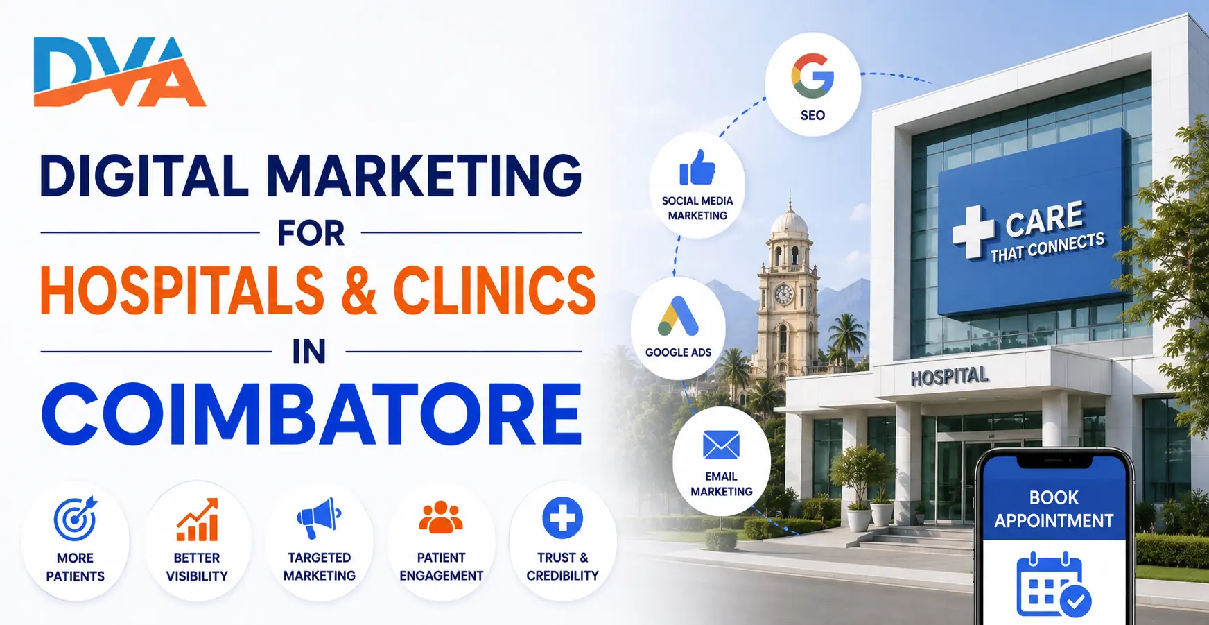 patient acquisition digital marketing guide for Coimbatore healthcare hospital and clinic online marketing strategies Coimbatore