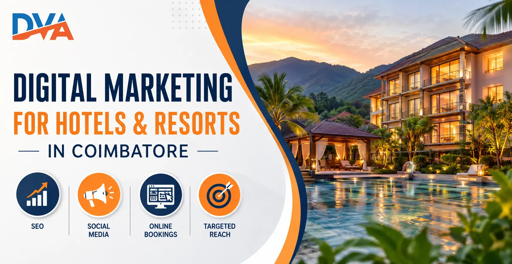 online marketing for hospitality businesses and boutique hotels hotel and resort digital marketing strategy Coimbatore