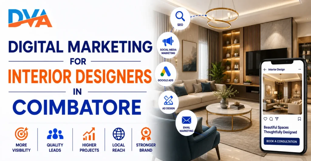 Instagram and social media marketing strategies for interior designers in Coimbatore