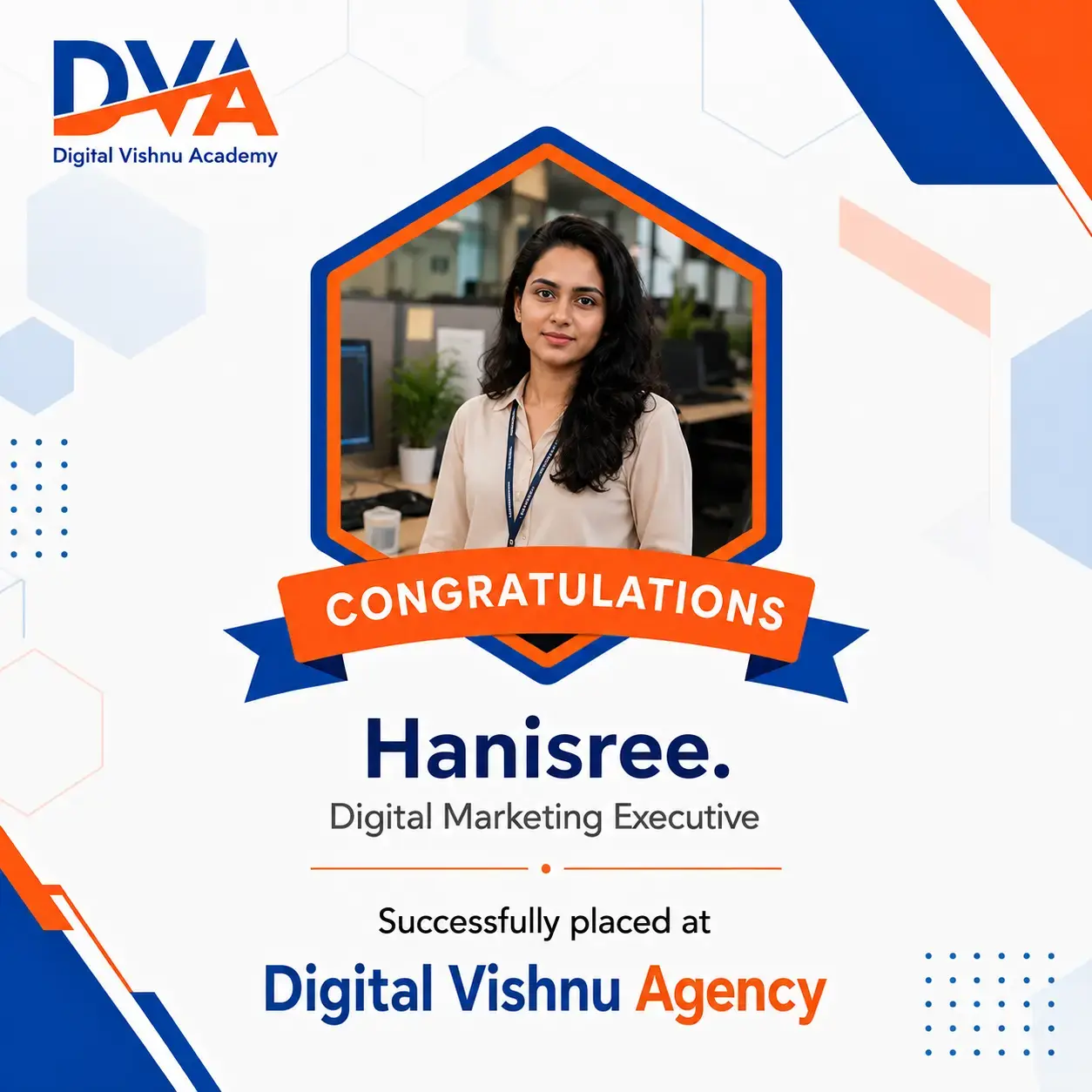 Hanisree-digital-vishnu-academy-placement