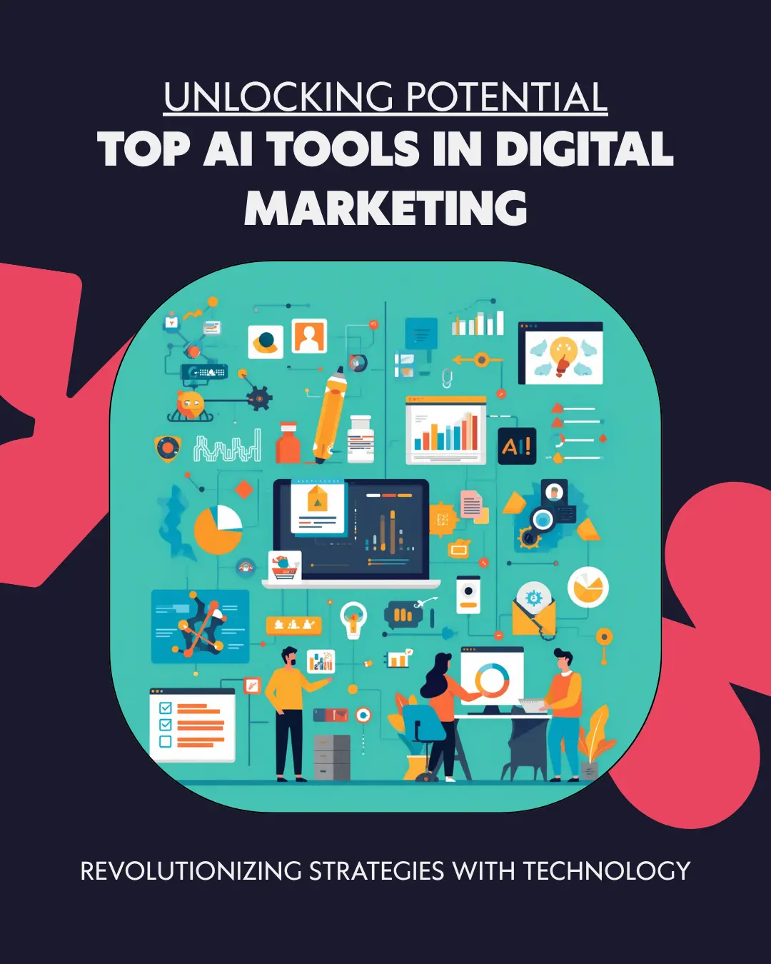 Curated collection of free AI tools for digital marketing covering content SEO social media and video best ai tools for digital marketing free list