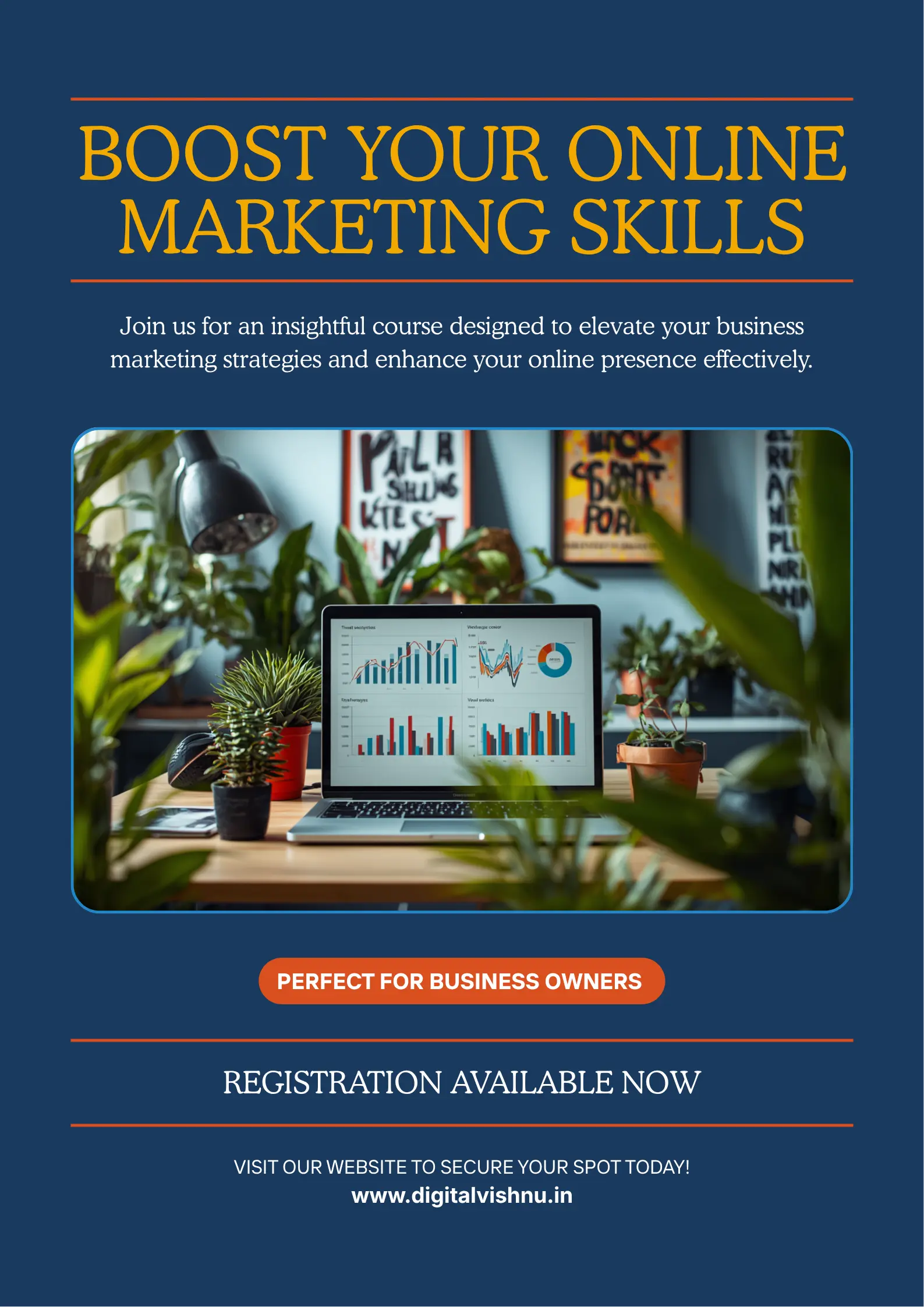 A Coimbatore business owner learning to run Google Ads and SEO campaigns during digital marketing training digital marketing course business owner Coimbatore training
