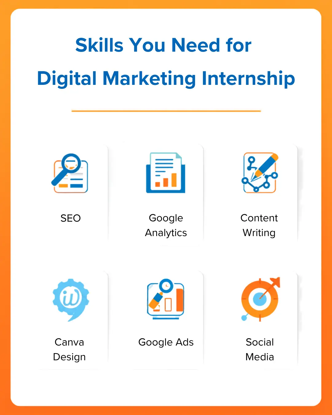 Essential Skills Needed to Land a Digital Marketing Internship digital marketing internship skills for freshers in Coimbatore
