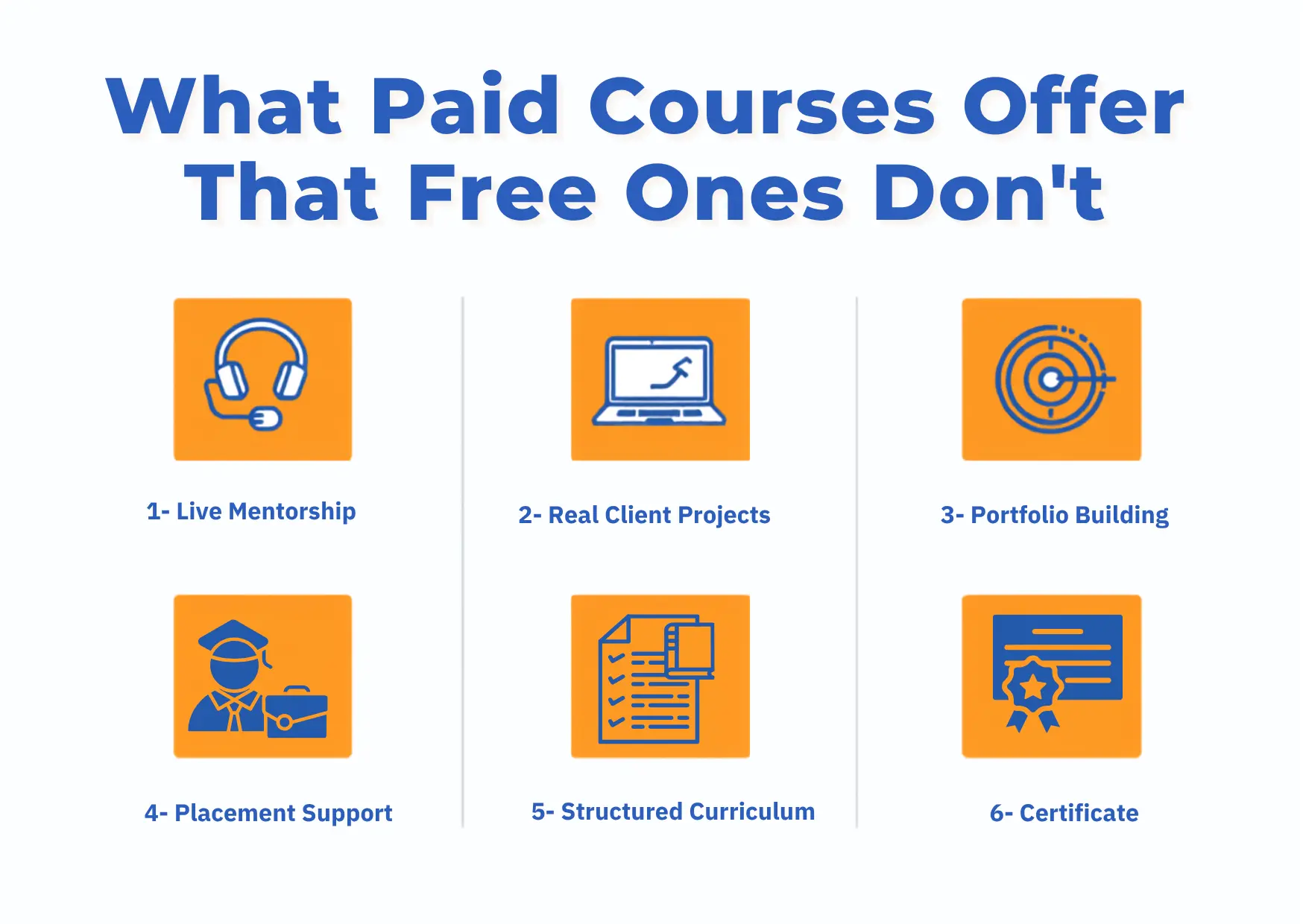 5 Key Benefits of a Paid Digital Marketing Course Free Courses Cannot Offer paid digital marketing course benefits and placement support