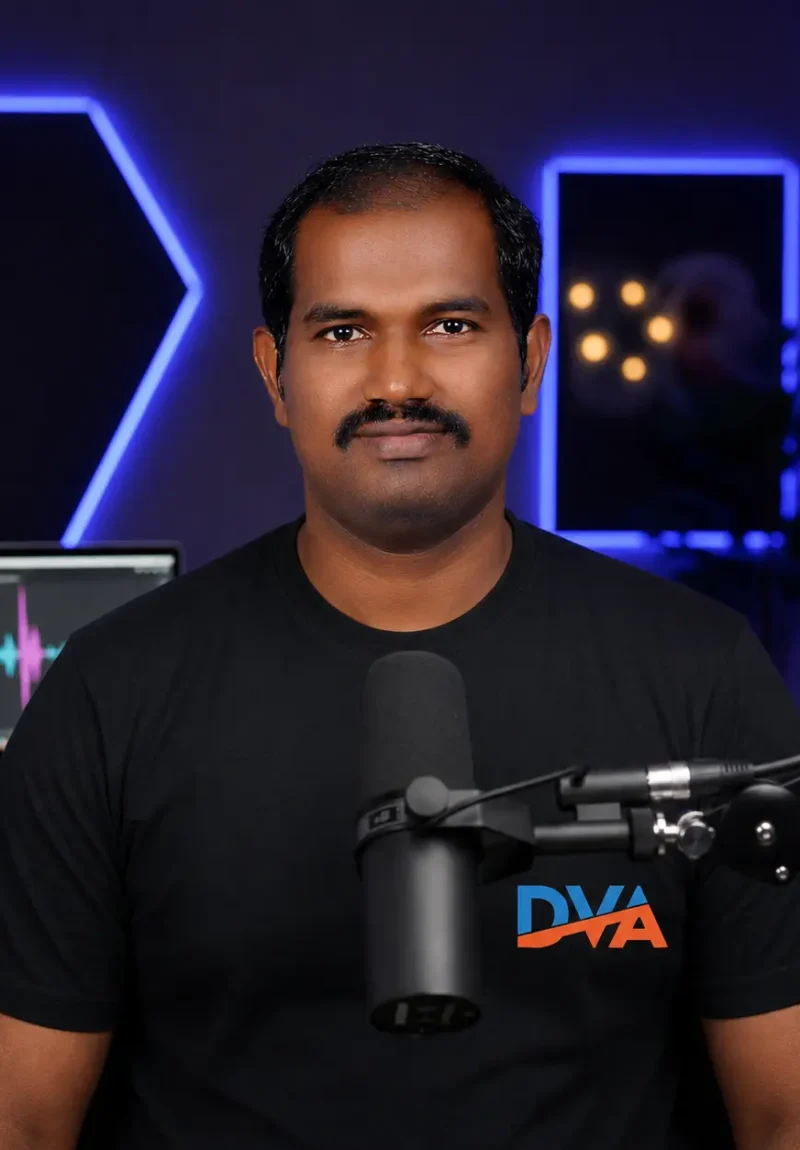 Moovendran, digital marketing trainer and mentor at Digital Vishnu Academy in Coimbatore